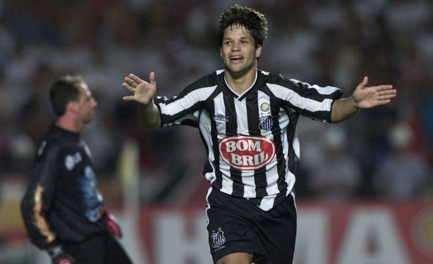 vitória por 2 a 1 no Morumbi no jogo de volta das quartas de final do Brasileiro de 2002 (28/11/2002), gols de Diego e Léo