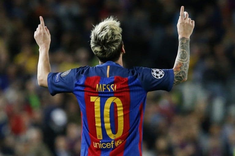 Messi - Barcelona x Manchester City