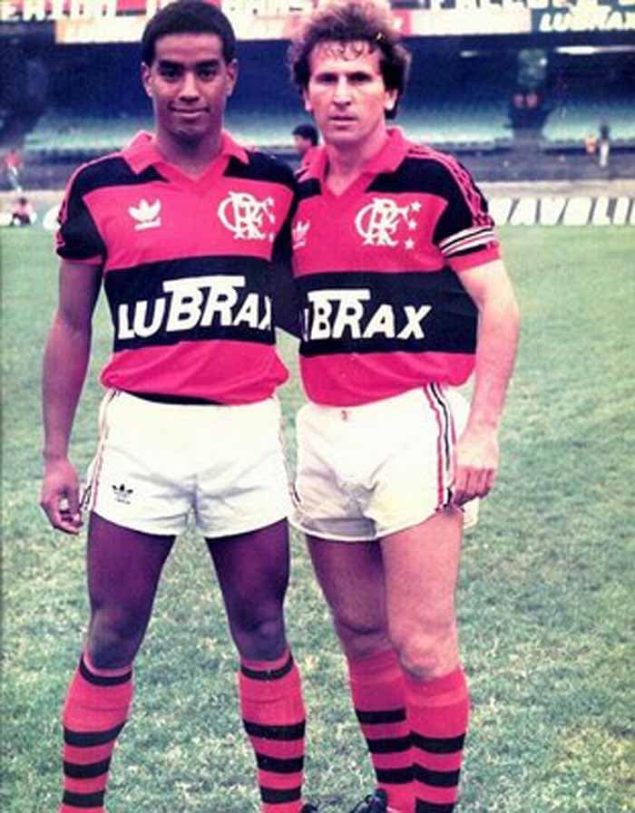 Bujica - com a camisa do Flamengo