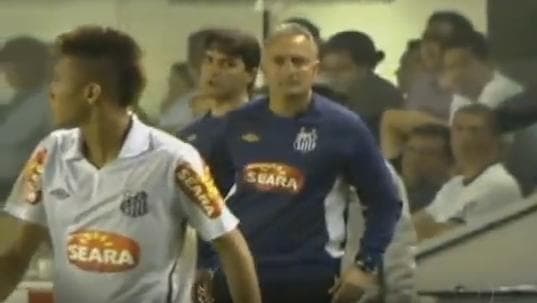 Neymar e Dorival (Foto: Reprodução / YouTube)