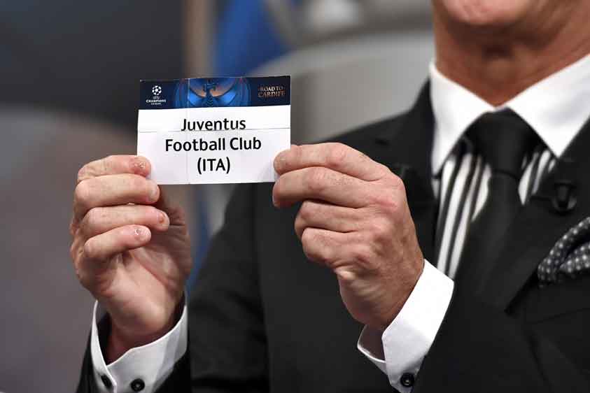 Sorteio da Liga dos Campeões - Juventus