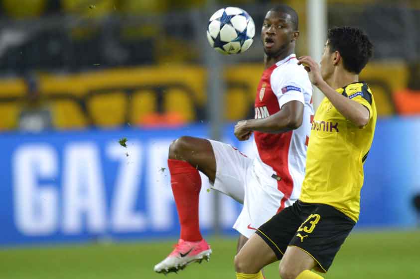 Kagawa e Almamy Touré - Borussia Dortmund x Monaco