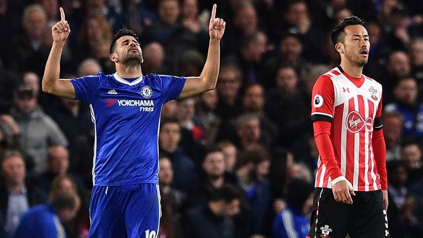 Chelsea x Southampton - Diego Costa