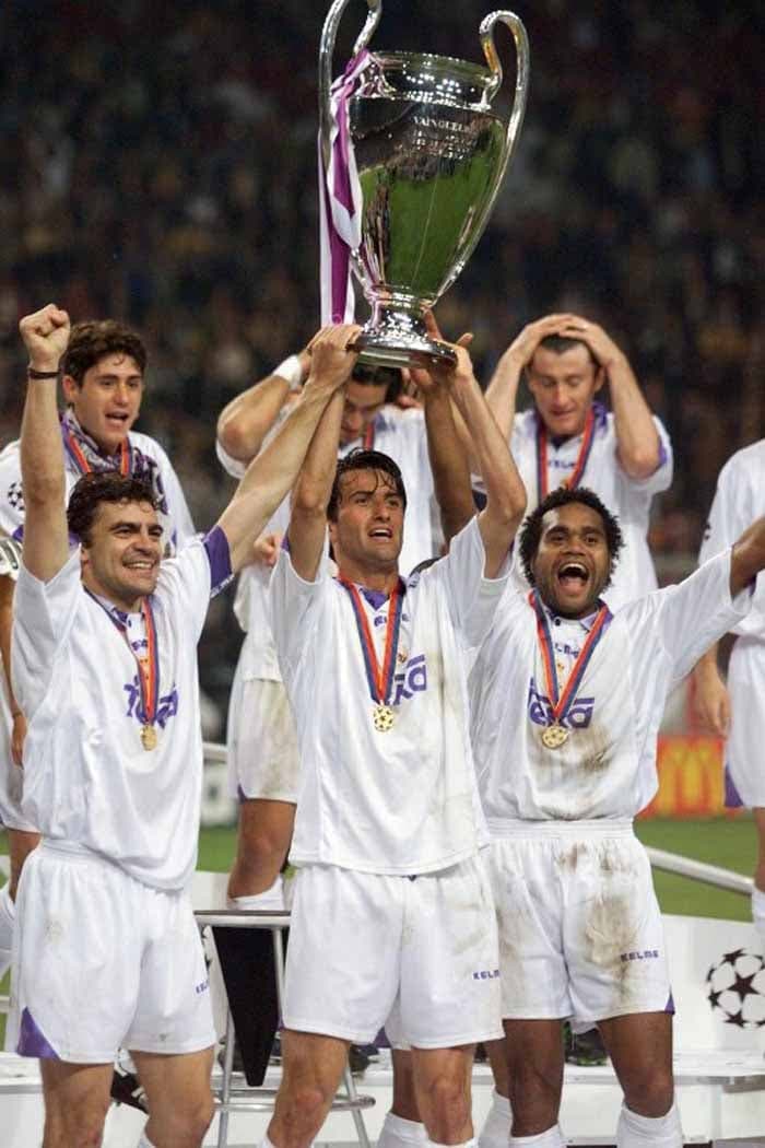 Em 1998 o Real Madrid conquistou o título novamente, interrompendo um jejum de 32 anos. Triunfo de 1 a 0 sobre a Juventus. Seedorf dava equilíbrio ao meio e Raúl desequilibrava na frente
