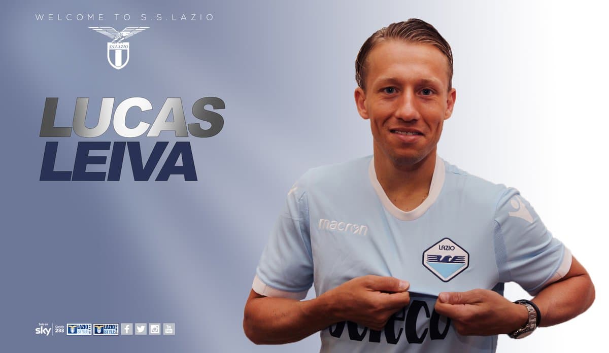 Lucas Leiva anunciado na Lazio