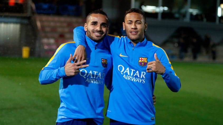 Douglas e Neymar - Barcelona