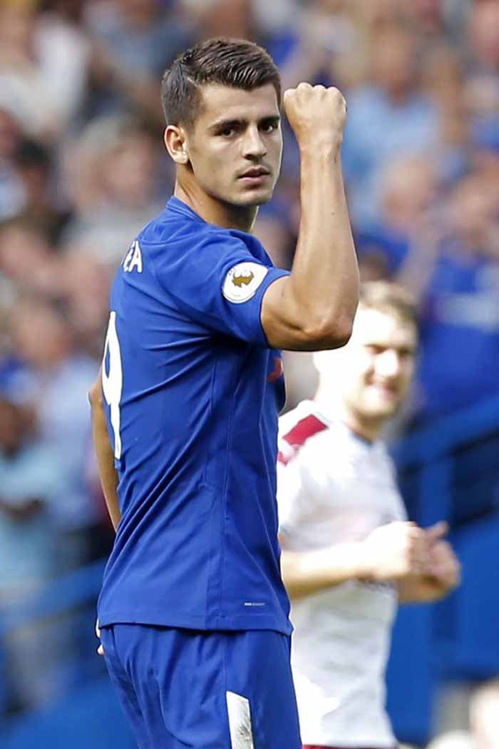 O atacante espanhol Álvaro Morata assume o protagonista no Chelsea, tendo a missão de fazer a torcida esquecer Diego Costa