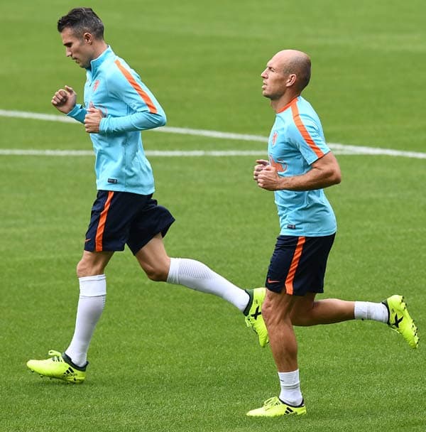 Van Persie e Robben - Holanda