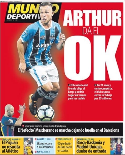 Arthur - Mundo Deportivo