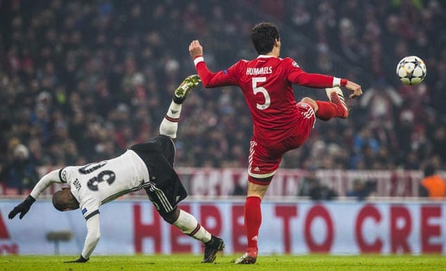 Hummels e Vagner Love - Bayern de Munique x Besiktas