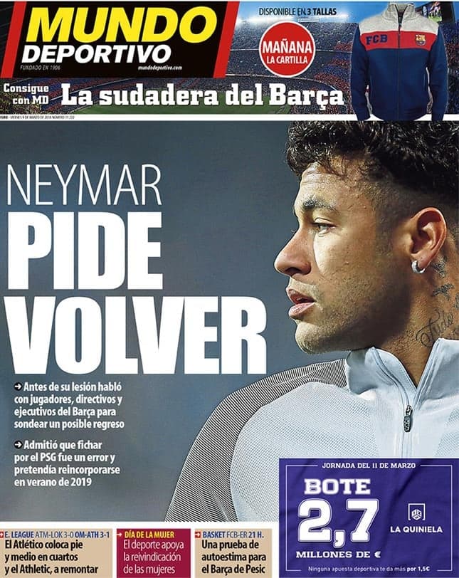 Mundo Deportivo - Neymar