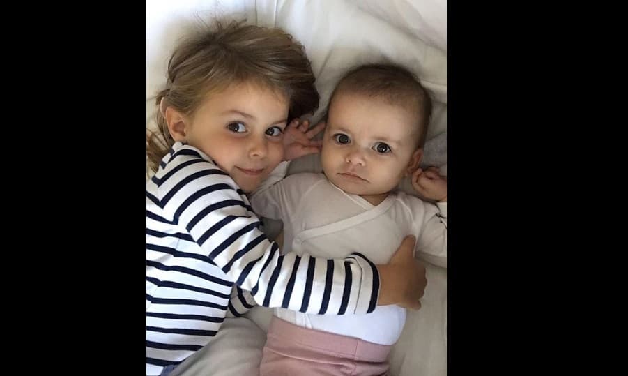 Alba Violet e Nava Valentina, filhas de Gareth Bale