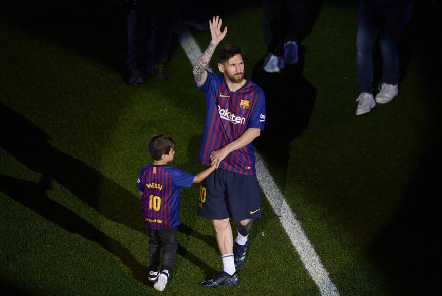 Com 34 gols marcados pelo campeão Barcelona, o argentino Lionel Messi foi o artilheiro do Campeonato Espanhol.