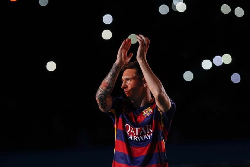 Entre 2008 e 2012 Lionel Messi foi artilheiro pelo Barcelona. Fez nove gols em 2008–09, oito em 2009–10, 12 em 2010–11 e 14 em 2011–12