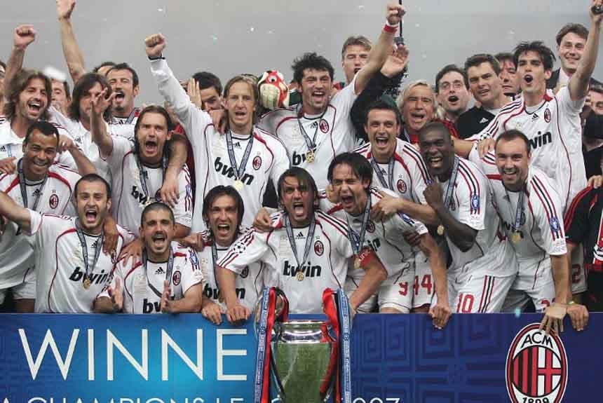 O Milan deu o troco no Liverpool e ganhou a edição de 2007 por 2 a 1. Inzaghi fez os dois gols do confronto