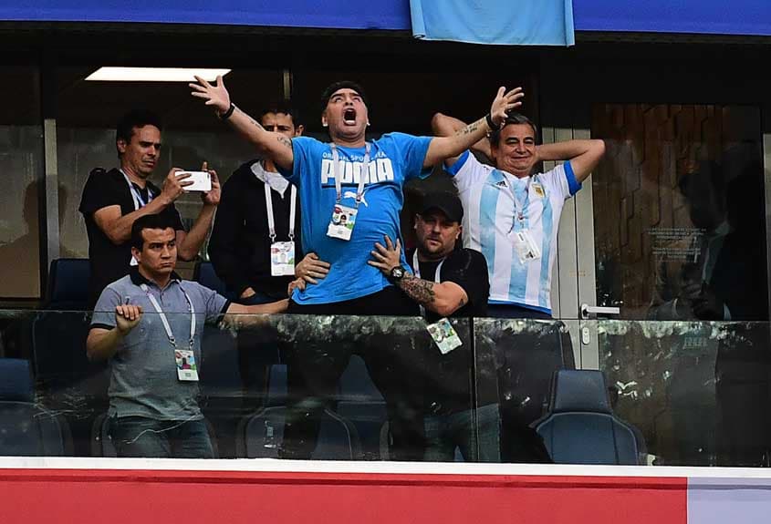 Nigéria x Argentina - Maradona