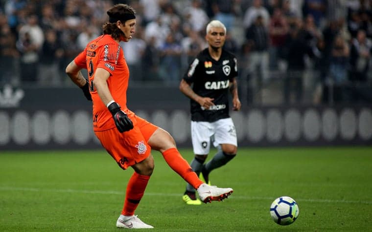 Corinthians x Botafogo  Cássio