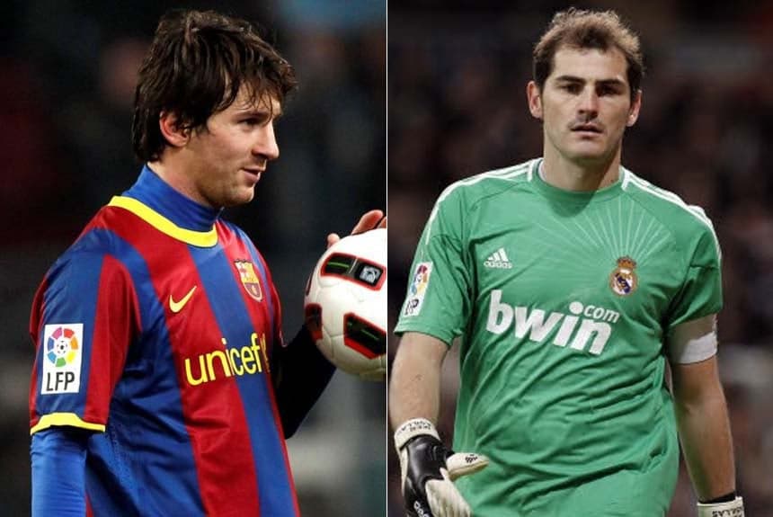 2010 - Casillas e Messi (Montagem com os dois)