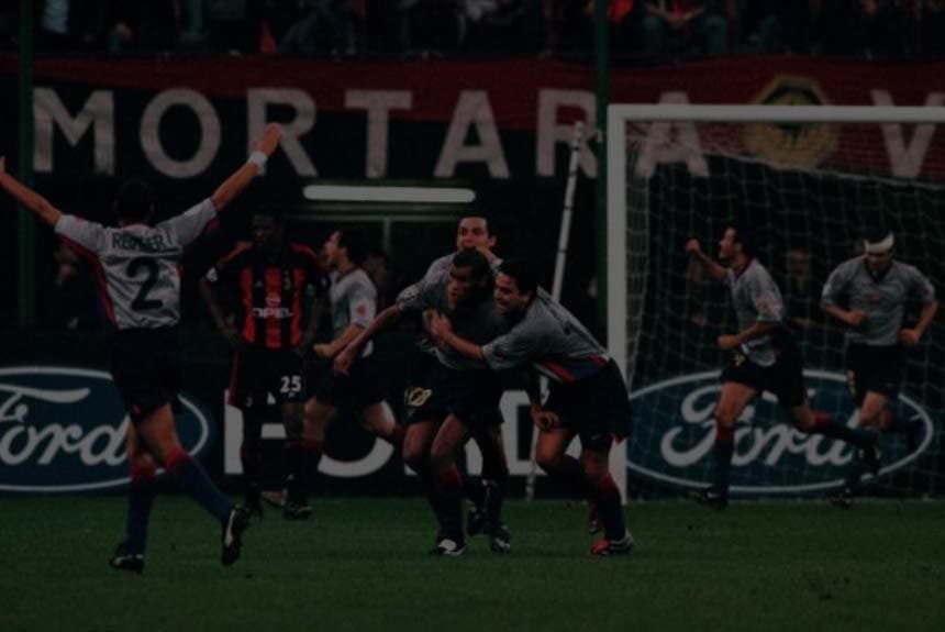 Rivaldo - Milan 3x3 Barcelona 2000/2001