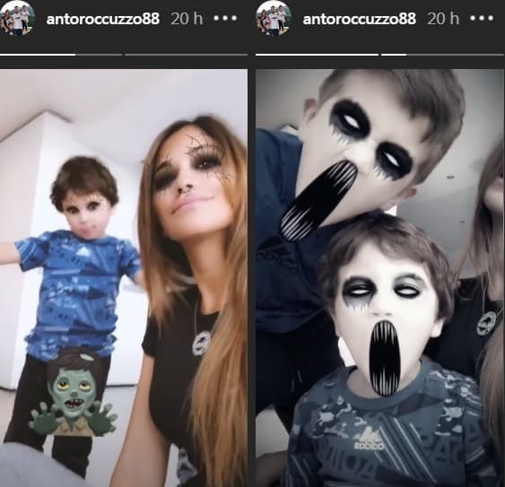 Antonella Roccuzzo, esposa de Messi, publica vídeo dos filhos no clima do Halloween