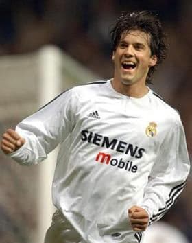 Santiago Solari, como jogador do Real Madrid
