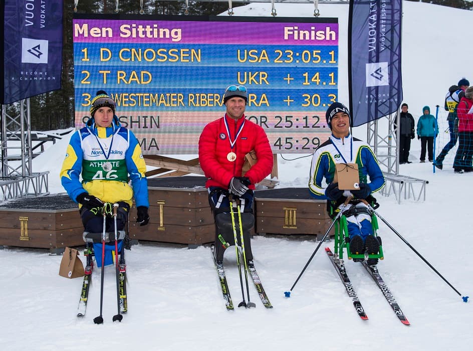 Cristian Ribera é bronze na Copa do Mundo de Para-ski Cross Country