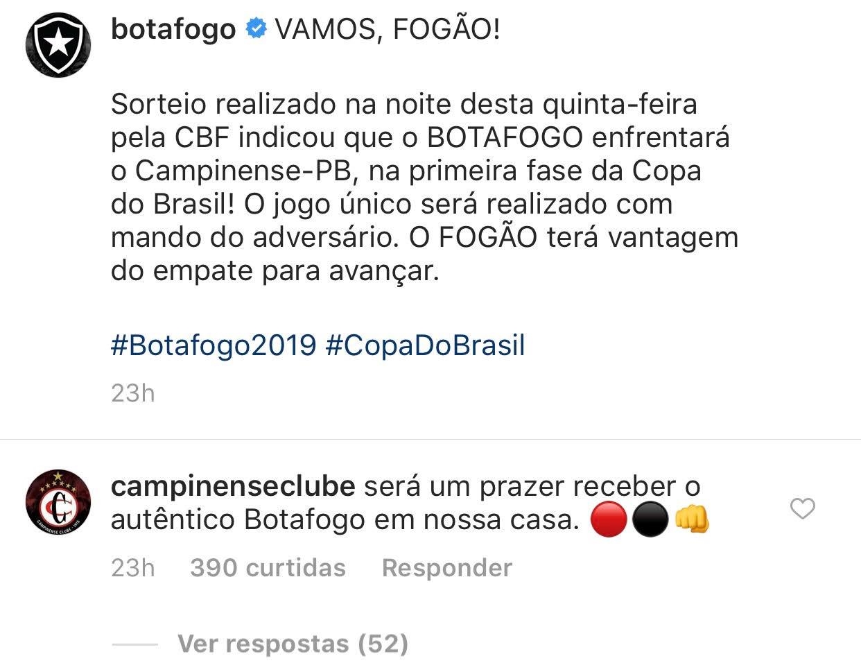 Campinense provoca Botafogo-PB