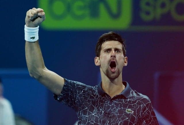 Djokovic virou mais uma em Doha