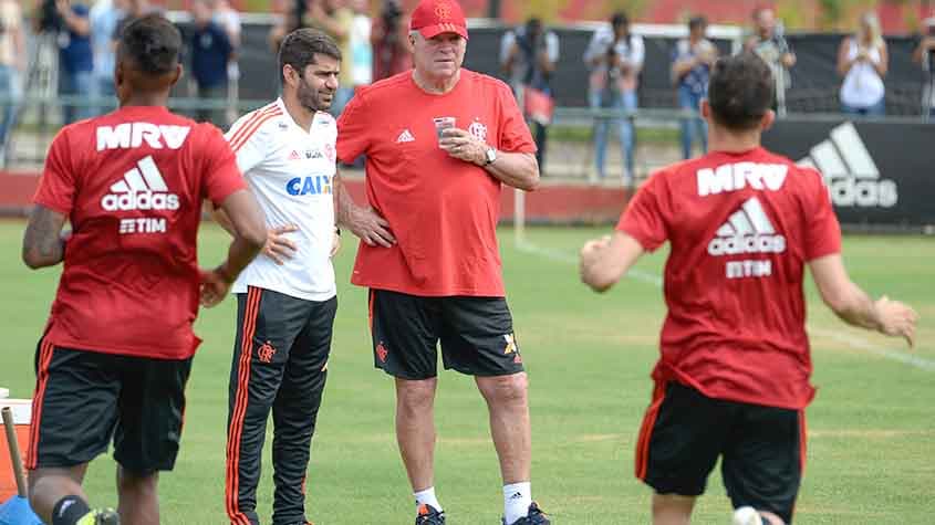 Treino físico no Flamengo