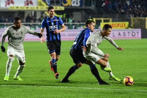 Toloi e Cristiano Ronaldo - Atalanta x Juventus