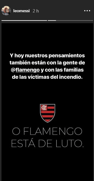 Lionel Messi - Instagram - Flamengo