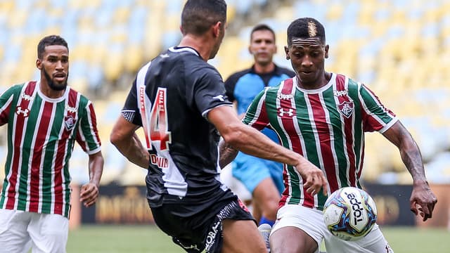 Yony Gonzalez e Everaldo - Fluminense x Vasco