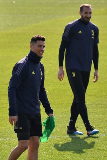 Chiellini e Cristiano Ronaldo - Juventus