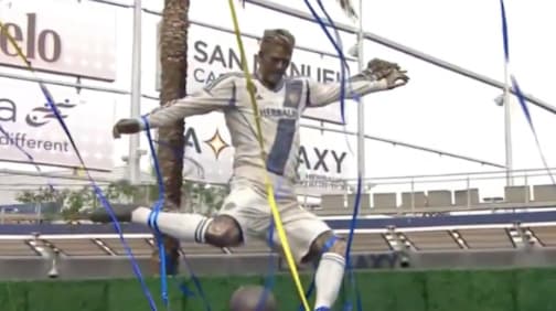Beckham recebe estátua do LA Galaxy