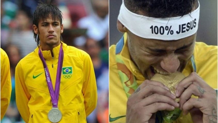 Neymar - Medalha de Prata e de Ouro