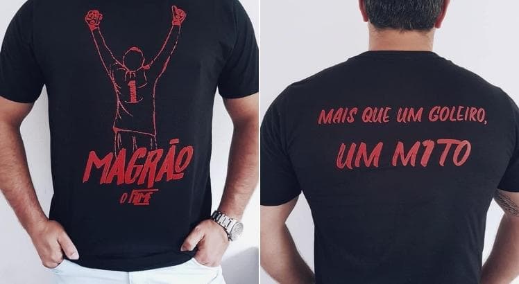 Camisa comemorativa - goleiro Magrão