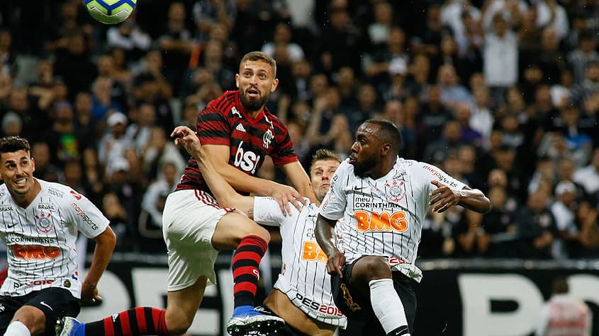 Corinthians x Flamengo Manoel e Leo Duarte
