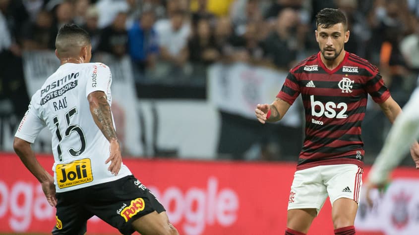 Corinthians x Flamengo Arrascaeta