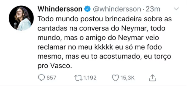 Tweet caso Neymar