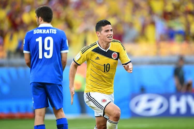 Colômbia 3x0 Grécia - James Rodriguez