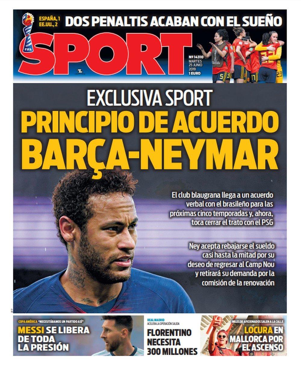 Capa Jornal Sport