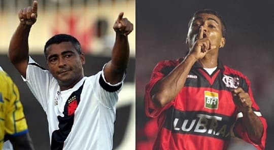 Romário Flamengo e Vasco