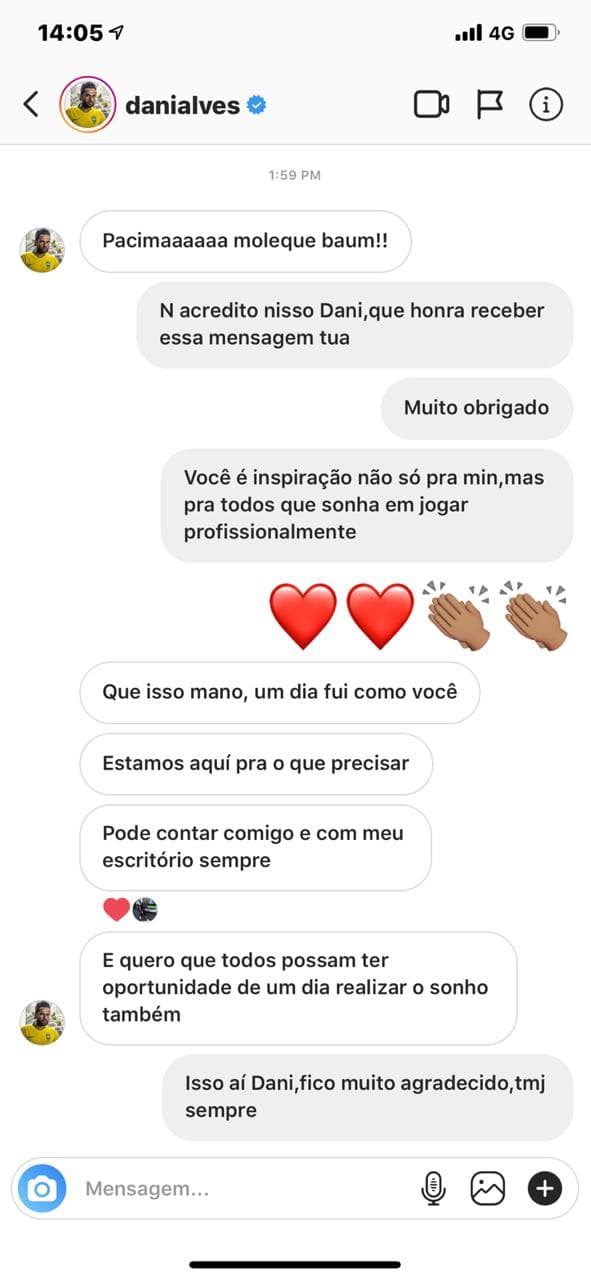 Instagram Mailton e Dani Alves