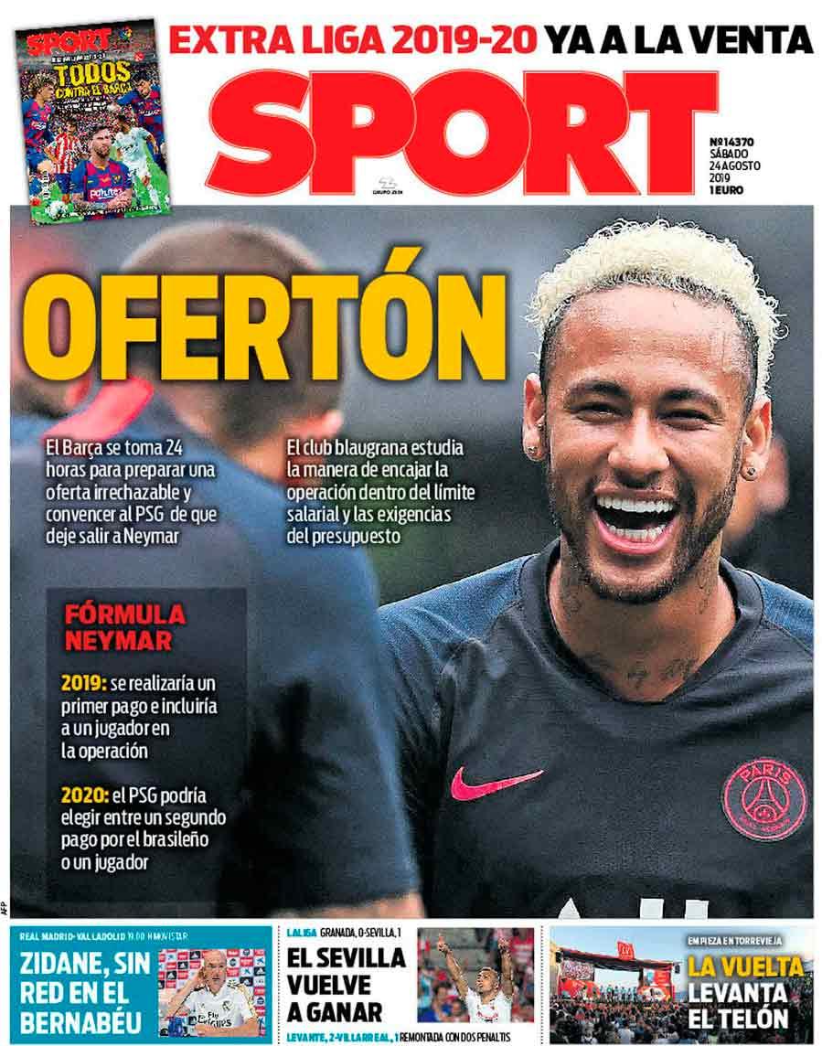 Capa - Jornal Sport