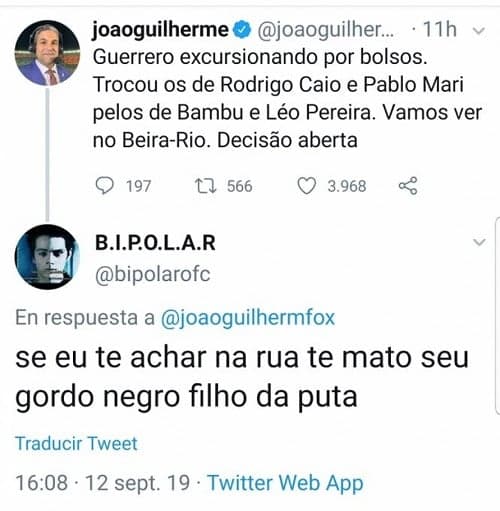 João Guilherme: Caso de racismo