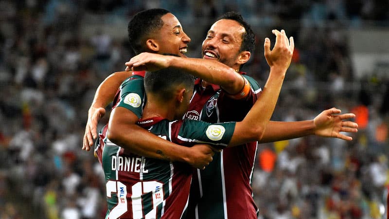 Fluminense x Bahia - Comemoração