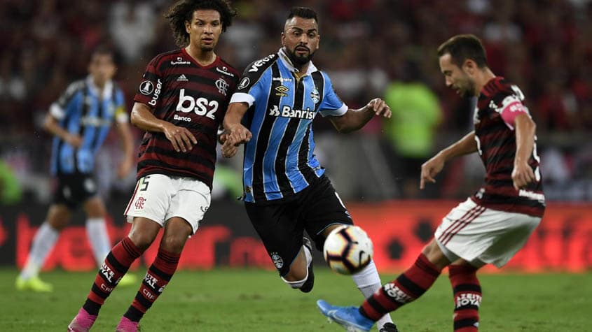 Flamengo x Grêmio - Arão, Maicon e Everton Ribeiro