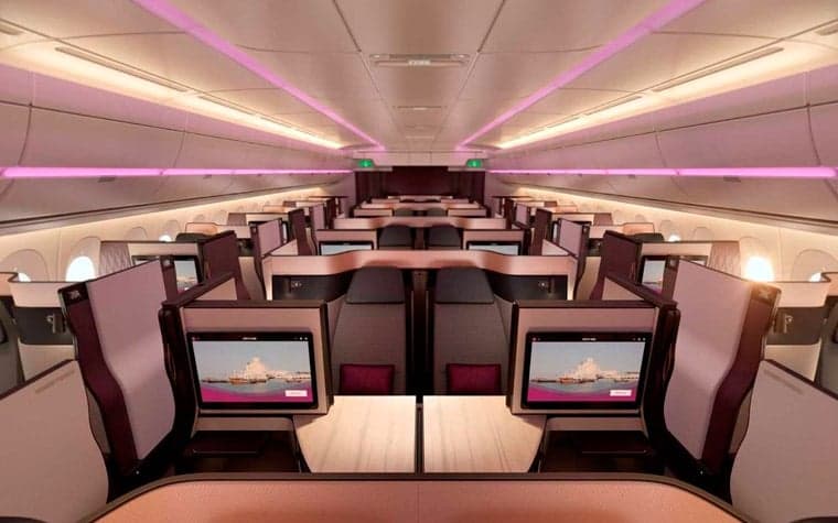 Classe Executiva - Qatar Airways