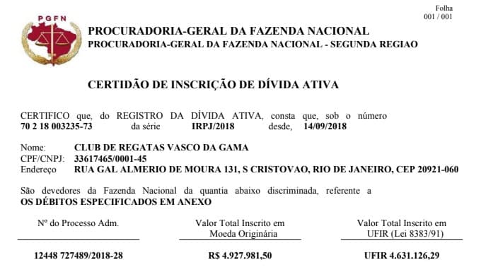 Documento - Cota Brasileira
