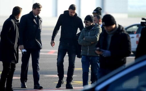 Ibrahimovic chega na Itália